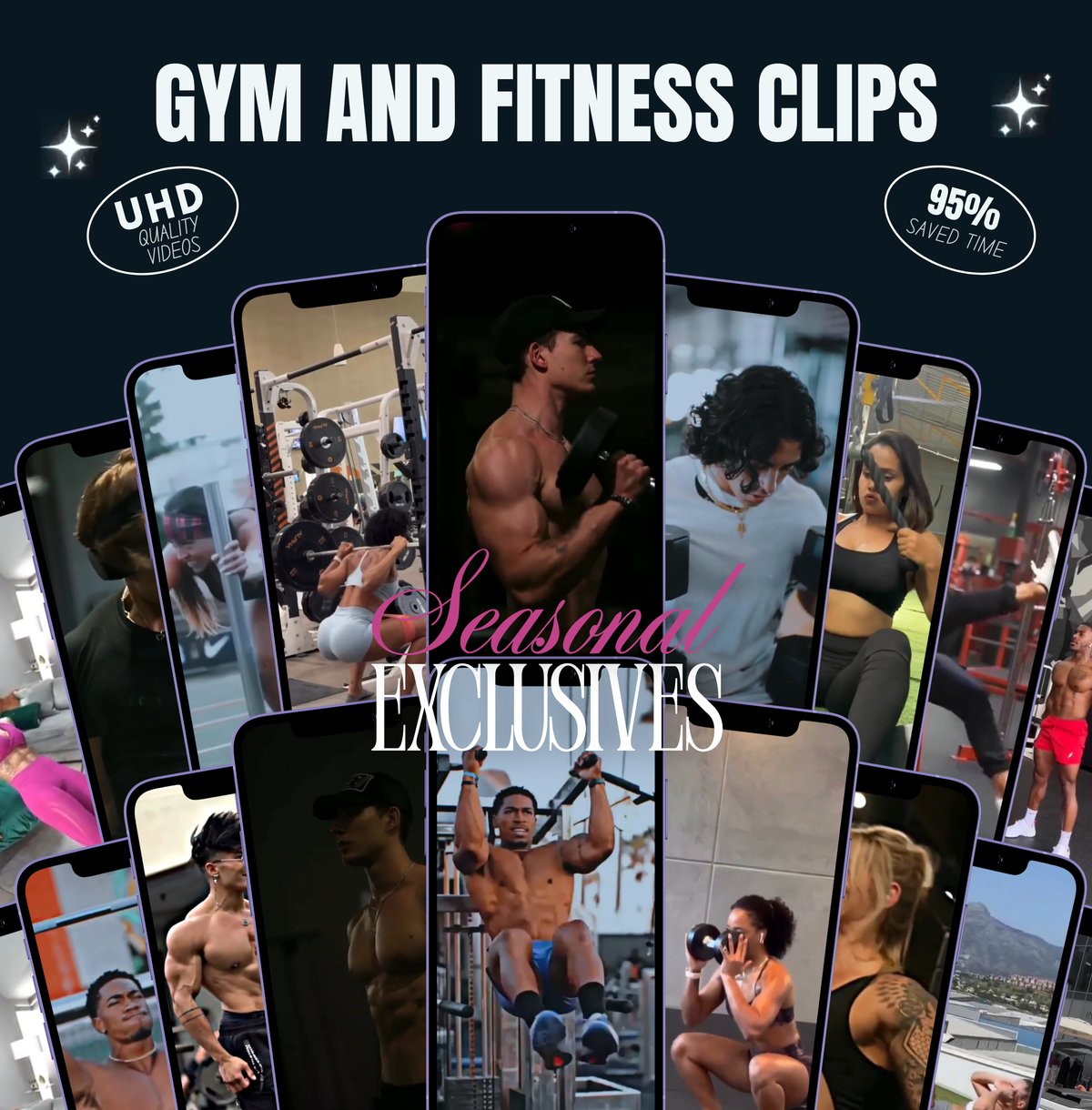 Gym and Fitness Clips